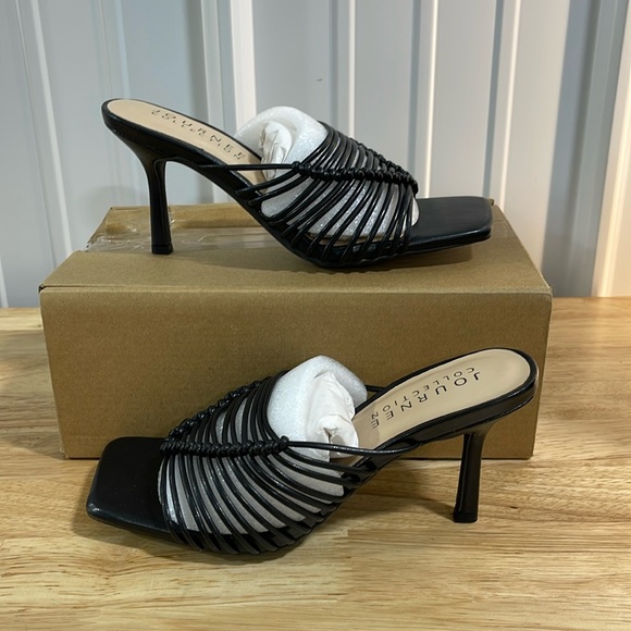 Shoes - Journee Collection Womens Shoes Heels Size 7 Saskia Black
